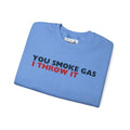 SMOKE GAS (Plain) - Unisex Heavy Blend™ Crewneck Sweatshirt