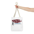 BASEBALL JUNKIE - Tote Bag (White)