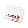 SMOKE GAS, THROW IT - Unisex Heavy Blend™ Crewneck Sweatshirt