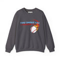 SMOKE GAS, THROW IT - Unisex Heavy Blend™ Crewneck Sweatshirt