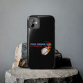 SMOKE GAS, THROW IT - Tough Phone Cases (Black)