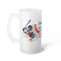 Baseball Junkie 365 Frosted Glass Beer Mug