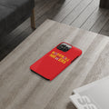 BASEBALL MATTERS - Slim Phone Cases (Red)