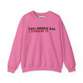 SMOKE GAS (Plain) - Unisex Heavy Blend™ Crewneck Sweatshirt