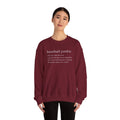 BASEBALL JUNKIE (Definition) - Unisex Heavy Blend™ Crewneck Sweatshirt