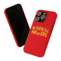 BASEBALL MATTERS - Slim Phone Cases (Red)