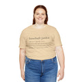 BASEBALL JUNKIE DEFINITION (LIGHT COLORS) - Unisex Heavy Cotton Tee