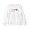 SMOKE GAS (Plain) - Unisex Heavy Blend™ Crewneck Sweatshirt