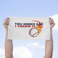 SMOKE GAS, THROW IT - Rally Towel (White)
