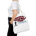 BASEBALL JUNKIE - Tote Bag (White)