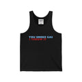 SMOKE GAS (Plain) - Unisex Jersey Tank
