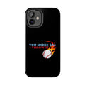 SMOKE GAS, THROW IT - Tough Phone Cases (Black)