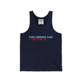 SMOKE GAS (Plain) - Unisex Jersey Tank