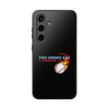 SMOKE GAS, THROW IT - Tough Phone Cases (Black)