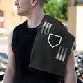3 UP, 3 DOWN - Rally Towel (Black)