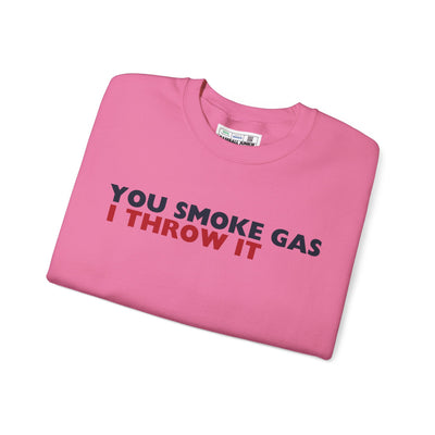 SMOKE GAS (Plain) - Unisex Heavy Blend™ Crewneck Sweatshirt