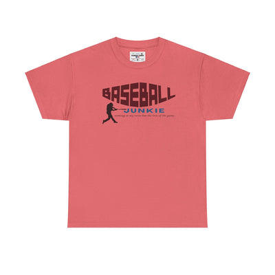 BASEBALL JUNKIE - Unisex Heavy Cotton Tee