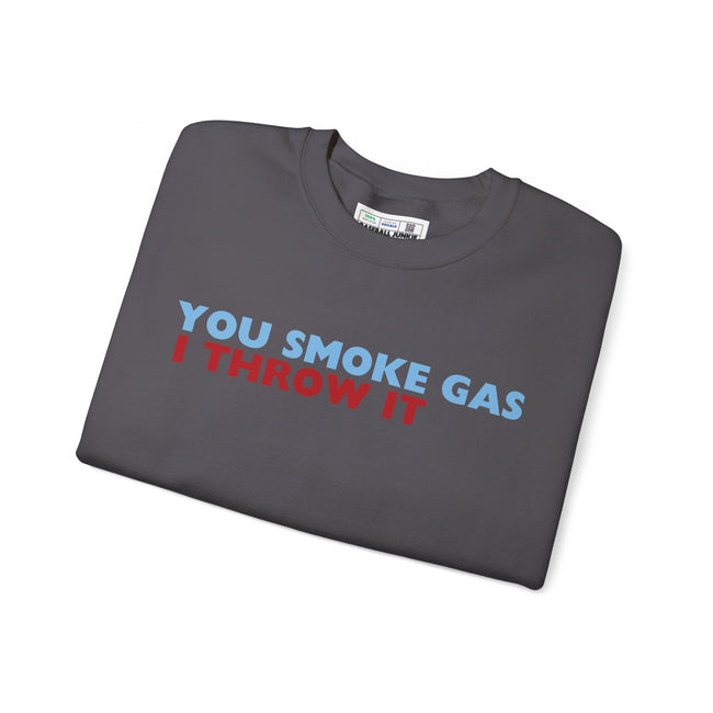 SMOKE GAS (Plain) - Unisex Heavy Blend™ Crewneck Sweatshirt
