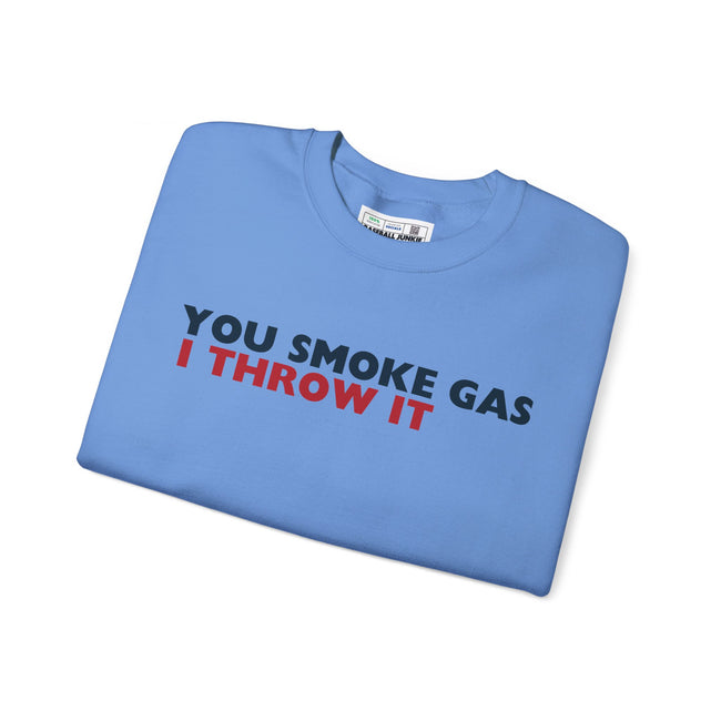 SMOKE GAS (Plain) - Unisex Heavy Blend™ Crewneck Sweatshirt