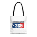 BASEBALL JUNKIE 365 - Tote Bag (White)