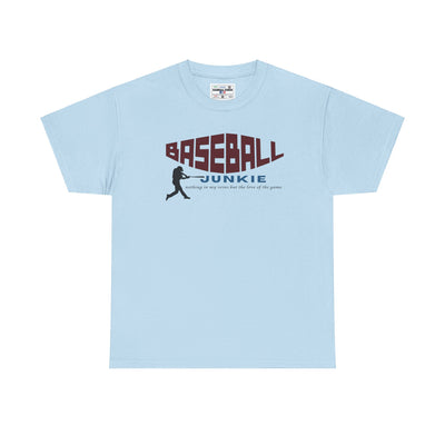 BASEBALL JUNKIE - Unisex Heavy Cotton Tee