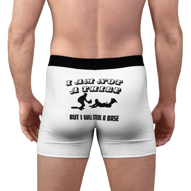 Not a Thief Men's Boxer Briefs (AOP)