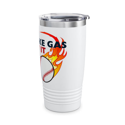 SMOKE GAS, THROW IT - Ringneck Tumbler, 20oz
