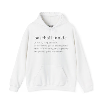 BASEBALL JUNKIE (definition hoodie- light colors)
