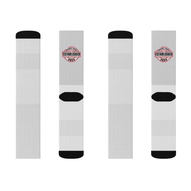 Baseball Junkie Established 2024 Socks
