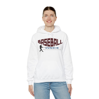 BASEBALL JUNKIE - Unisex Heavy Blend™ Hooded Sweatshirt