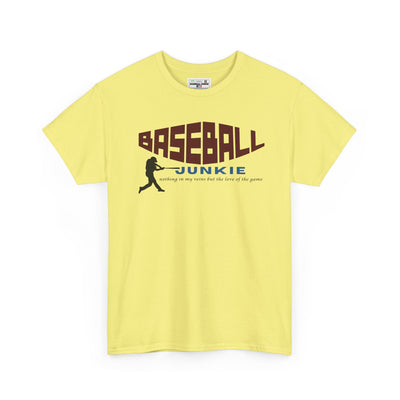 BASEBALL JUNKIE - Unisex Heavy Cotton Tee