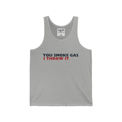 SMOKE GAS (Plain) - Unisex Jersey Tank