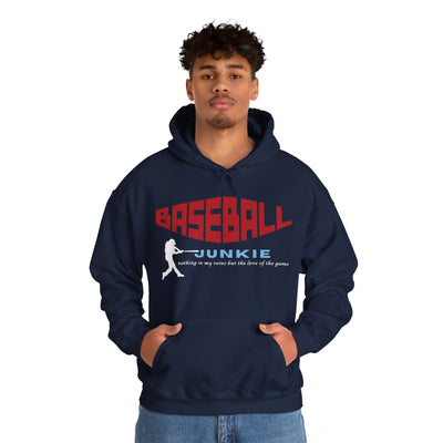 BASEBALL JUNKIE - Unisex Heavy Blend™ Hooded Sweatshirt