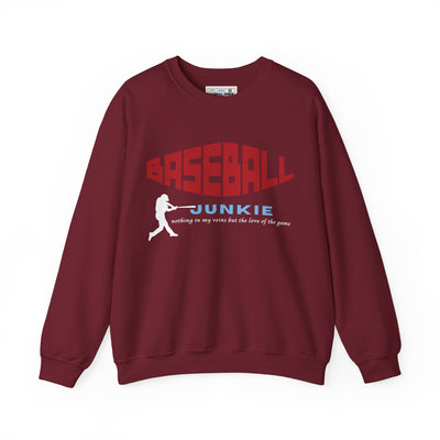 BASEBALL JUNKIE - Unisex Heavy Blend™ Crewneck Sweatshirt