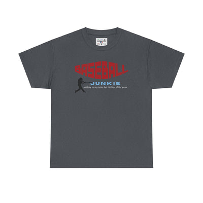 BASEBALL JUNKIE - Unisex Heavy Cotton Tee