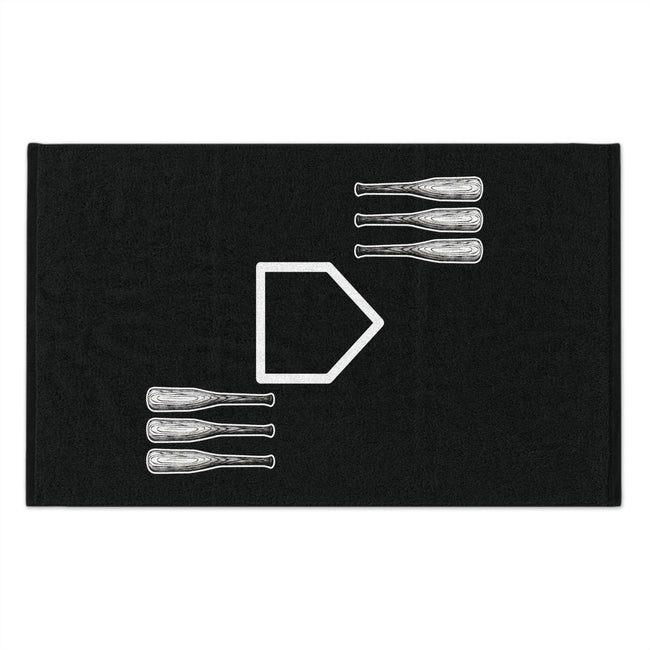 3 UP, 3 DOWN - Rally Towel (Black)