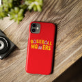 BASEBALL MATTERS - Slim Phone Cases (Red)