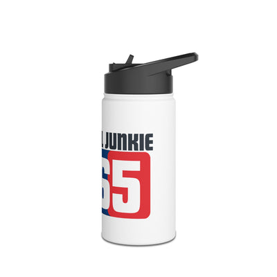 Baseball Junkie 365 Stainless Steel Water Bottle, Standard Lid
