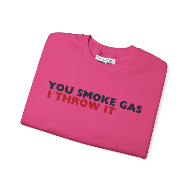 SMOKE GAS (Plain) - Unisex Heavy Blend™ Crewneck Sweatshirt