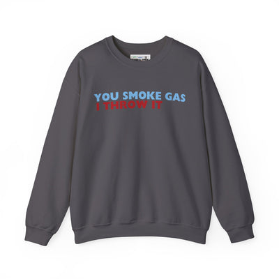 SMOKE GAS (Plain) - Unisex Heavy Blend™ Crewneck Sweatshirt