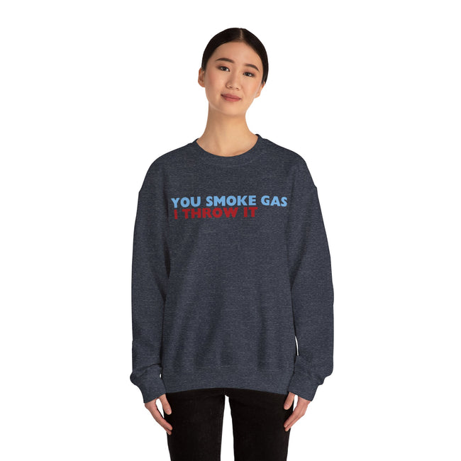 SMOKE GAS (Plain) - Unisex Heavy Blend™ Crewneck Sweatshirt