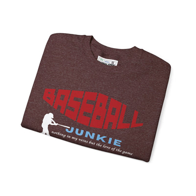 BASEBALL JUNKIE - Unisex Heavy Blend™ Crewneck Sweatshirt