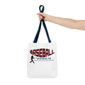 BASEBALL JUNKIE - Tote Bag (White)