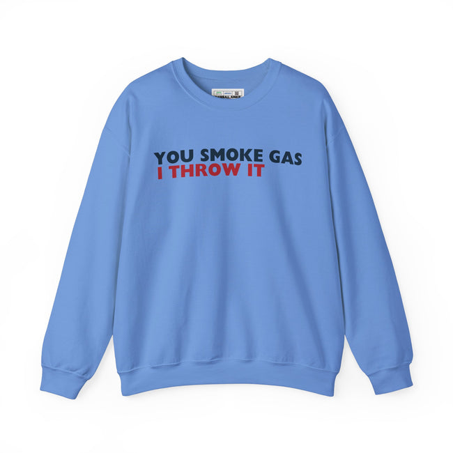 SMOKE GAS (Plain) - Unisex Heavy Blend™ Crewneck Sweatshirt