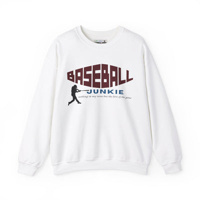 BASEBALL JUNKIE - Unisex Heavy Blend™ Crewneck Sweatshirt