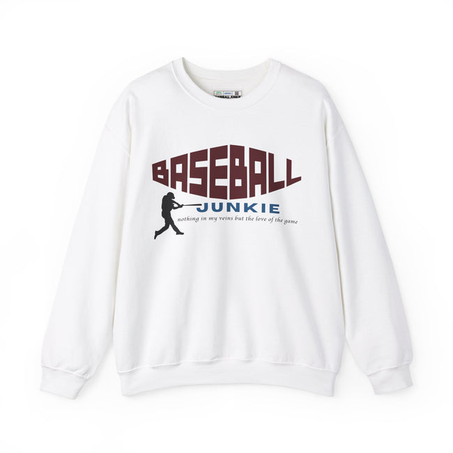 BASEBALL JUNKIE - Unisex Heavy Blend™ Crewneck Sweatshirt