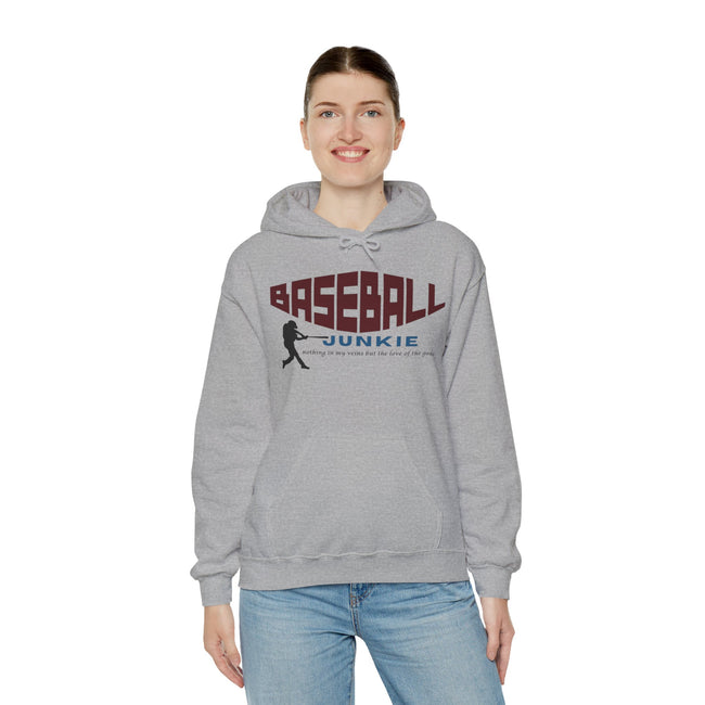 BASEBALL JUNKIE - Unisex Heavy Blend™ Hooded Sweatshirt
