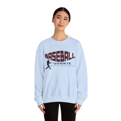 BASEBALL JUNKIE - Unisex Heavy Blend™ Crewneck Sweatshirt