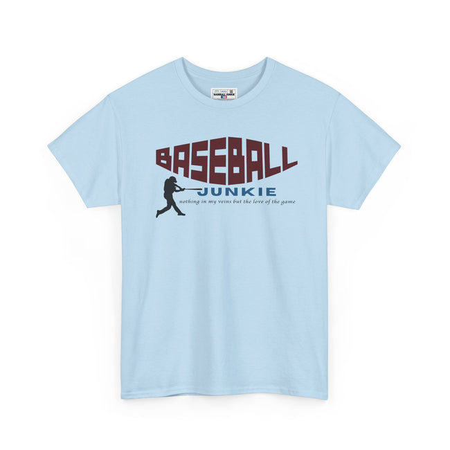 BASEBALL JUNKIE - Unisex Heavy Cotton Tee