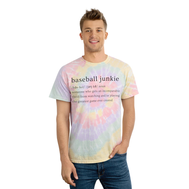 Baseball Junkie 365 - Tie-Dye Tee, Spiral